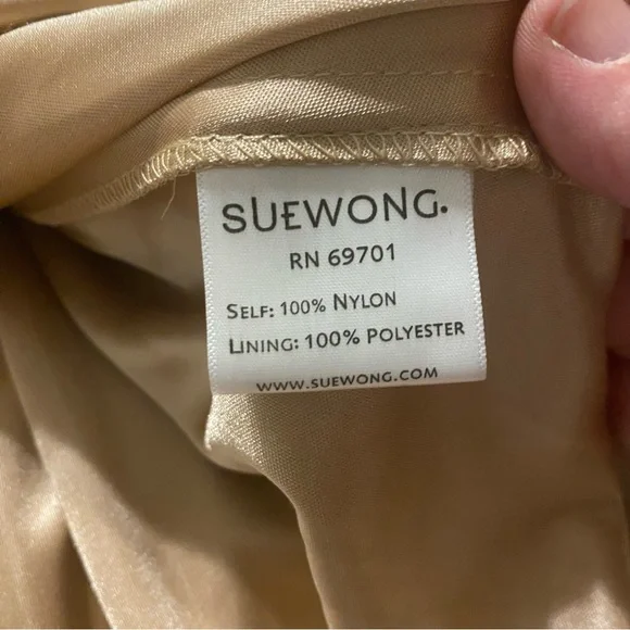 Sue Wong Nocturne Black and Nude Strapless Dress - Picture 14 of 16